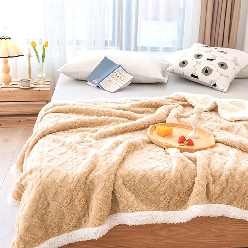 Hrejivá barančeková deka Homa KOBELA BEIGE