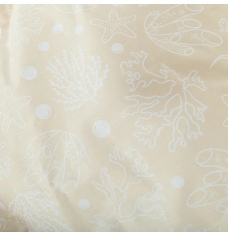 Obliečky bavlnené Sea krémové EMI