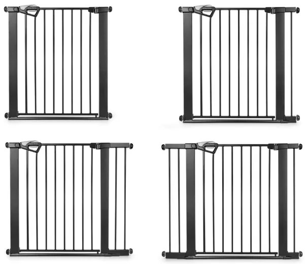 Bezpečnostná zábrana GUARDY 104 s rozšírením, čierna