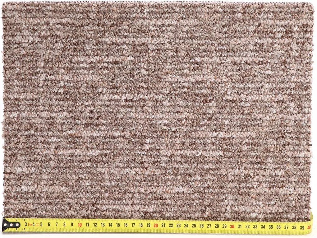 Koberec metráž Novelle 90, na mieru, šíře 3m,4m, hnedá, twinback (filc+juta), chodba / predsieň, Betap