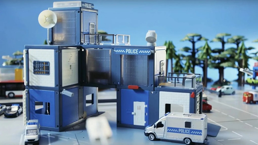 SIKU World – policajná stanica + 2 darčeky