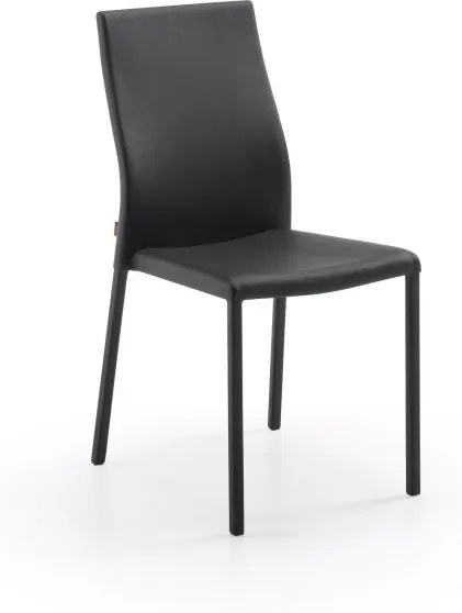 AURA leather stolička, Farba čierna
