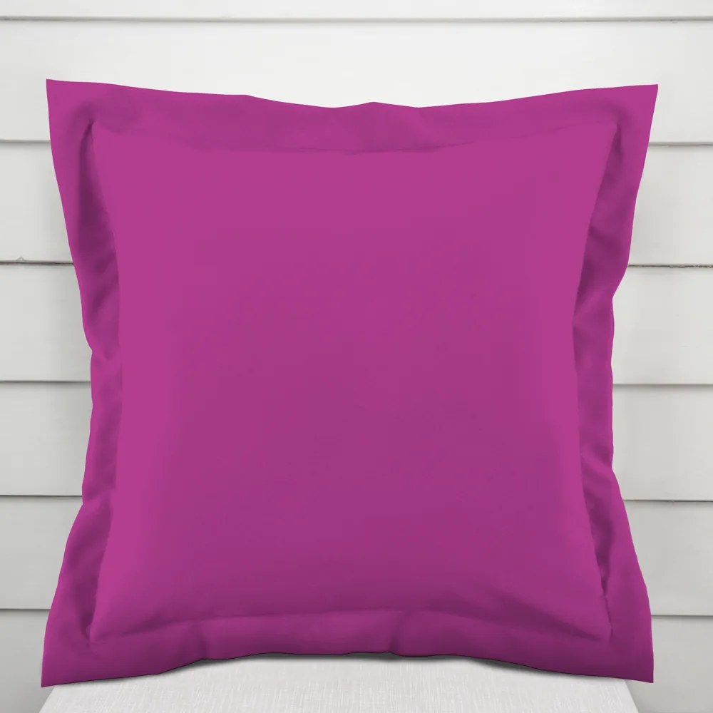 Biante Dekoračná obliečka na vankúš s lemom Rongo RG-092 Purpurová 40 x 40 cm