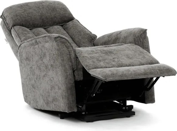 Polohovacie kreslo sivé, elektrické TV-H9727 GREY2