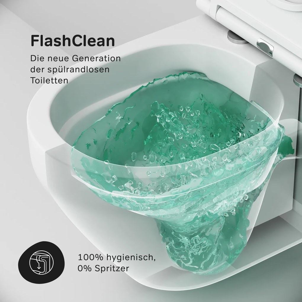 Toaletný set s inštaláciou AM.PM IIS90151.SB1700 bezokrajové, so sedadlom microlift, chróm mechanické tlačidlo na splachovanie