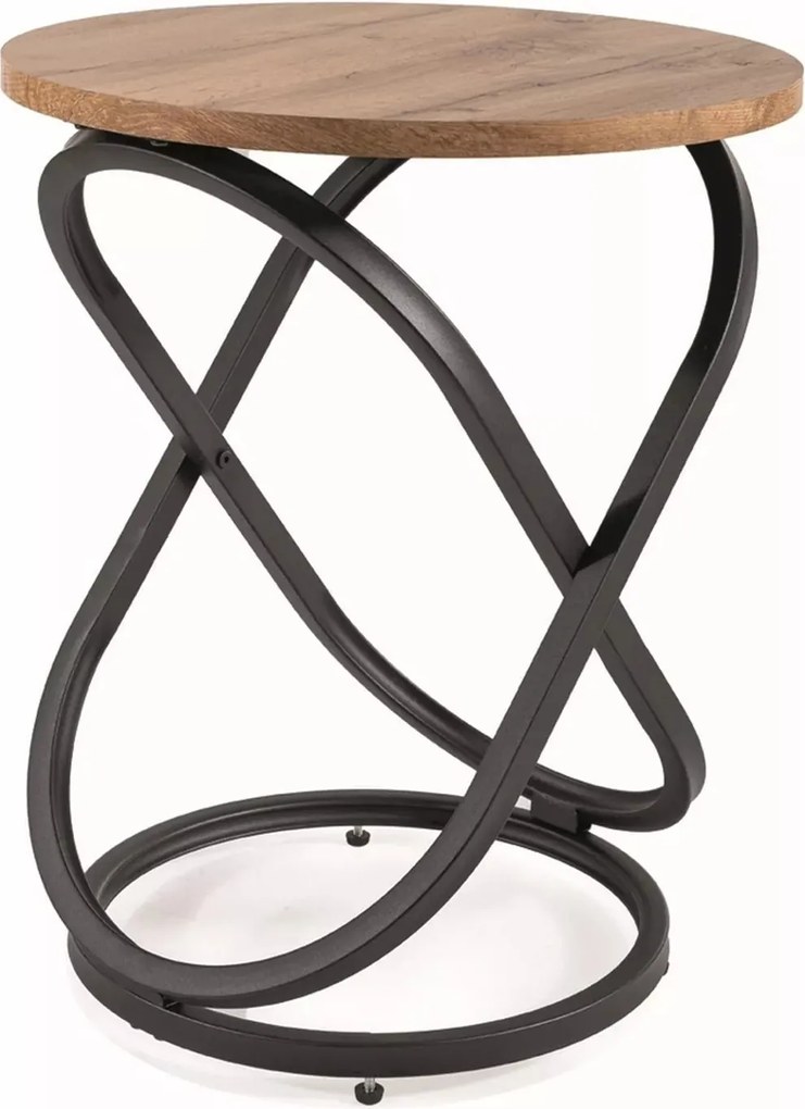 Konferenčný stolík EOS II dub artisan/čierny mat