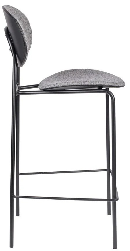 Sivé barové stoličky v súprave 2 ks 96 cm Donny – White Label