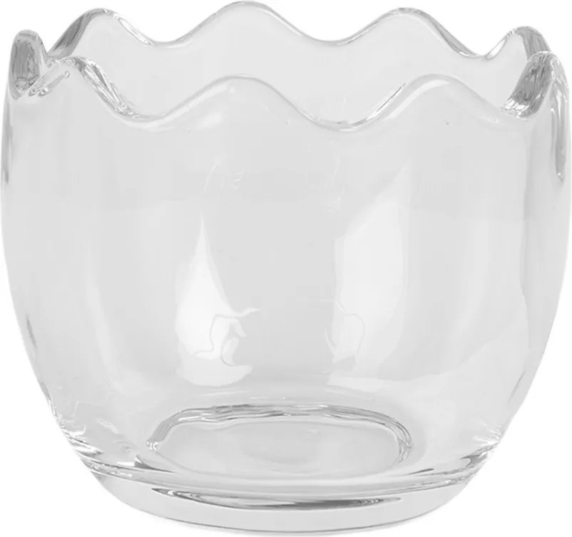 Transparentná sklenená dóza anjel - 15*10*18 cm