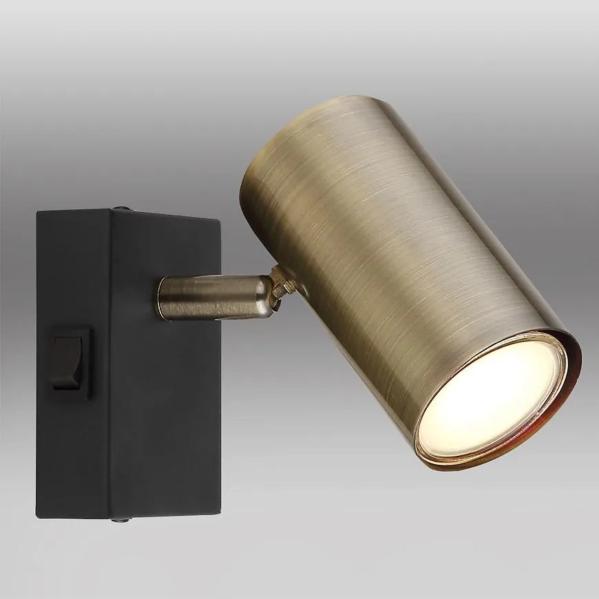 Nástenná lampa 547911-1M mosadz K