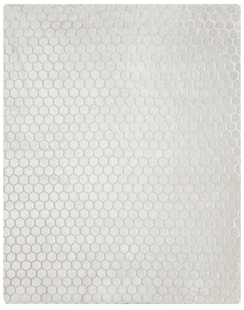 EUROFIRANY FLANELOVÁ DEKA ZOE2 150X200 CM STRIEBORNÁ