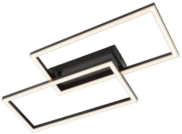 Brilliant - LED stropné svietidlo JORVIC LED/21W/230V 29x60 cm čierna