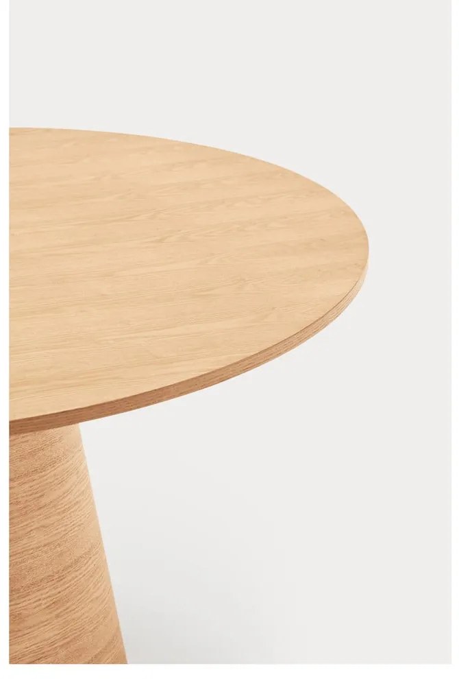 Okrúhly jedálenský stôl v dekore duba v prírodnej farbe ø 65 cm Cep – Teulat