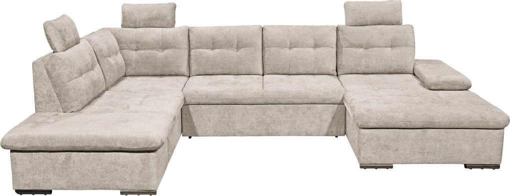 XXXLutz SEDACIA SÚPRAVA, textil, sivobéžová Livetastic - Sedačky - 002220057604
