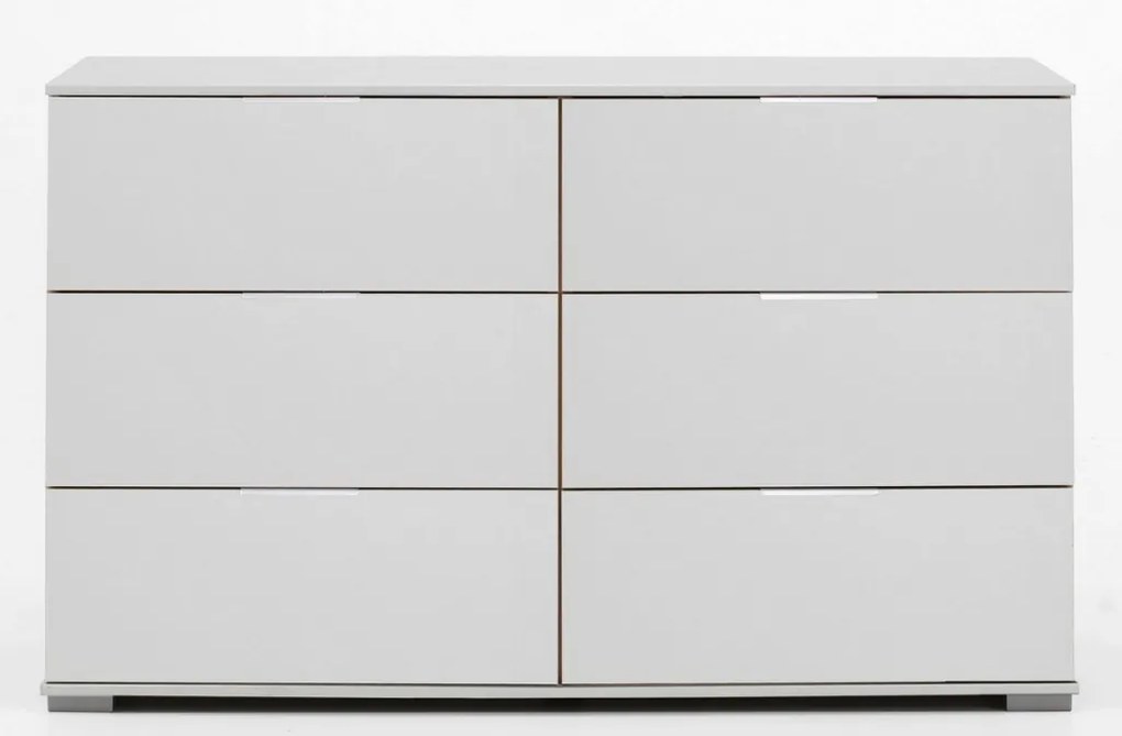 Zásuvková komoda Easy Plus, 130 cm, biela