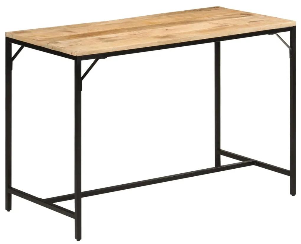 Jedálenský stôl 110x55x75 cm, surový mangový masív a železo 372727