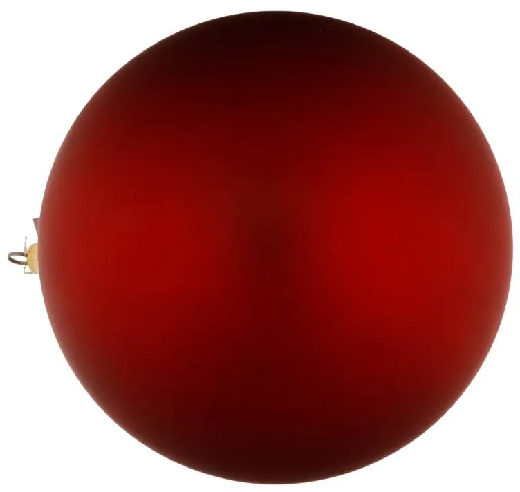 DECOLED Plastová koule, pr. 40 cm, červená, matná, UV