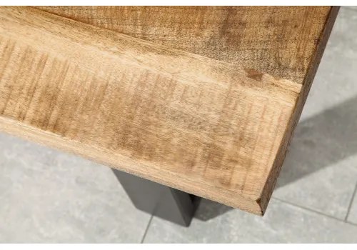 Lavica 38666 170cm Masív drevo Mango prírodná  - Komfort-nábytok