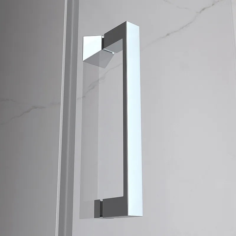 BPS-koupelny Obdĺžnikový sprchovací kút HYD-OK103A 100x80 chróm/transparent + vanička HYD-OSV-ST03A biela