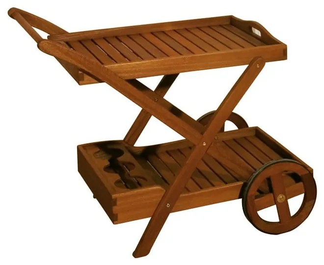 Záhradný servírovací stolík z eukalyptového dreva 54x88 cm Toledo – Garden Pleasure