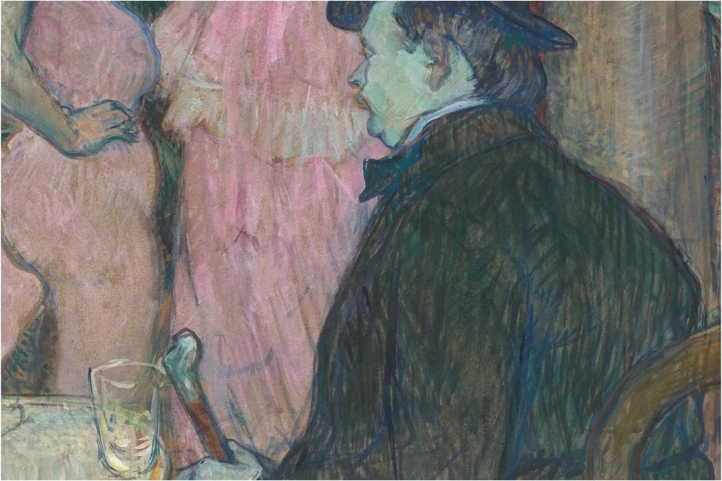 Obraz - Henri de Toulouse-Lautrec, Maxime Dethomas, reprodukcia (90x60 cm)