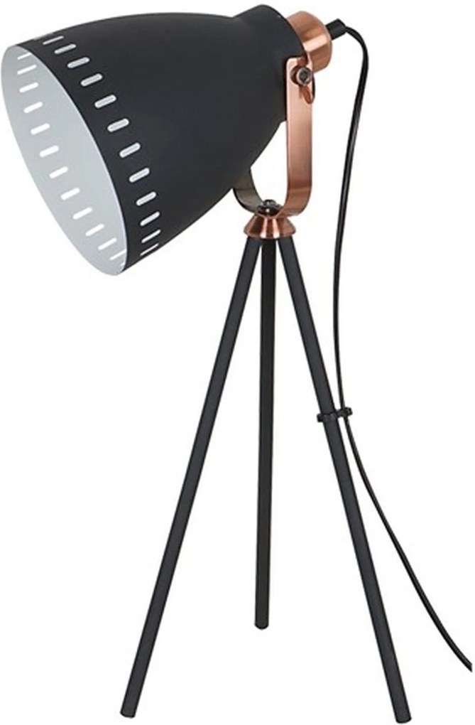 Solight Stolná lampa Torino čierna WA002-B