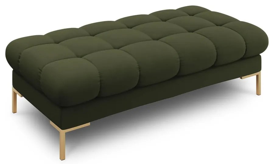 Zelená polstrovaná lavica Bali – Cosmopolitan Design