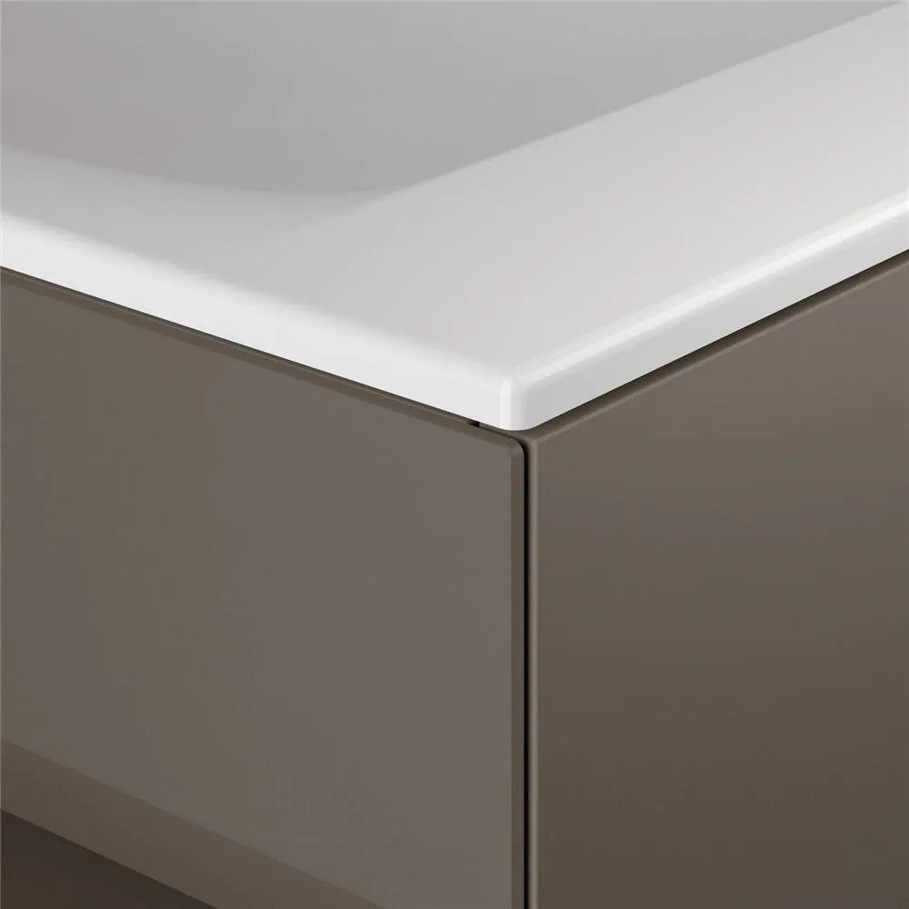 KEUCO Stageline závesná skrinka pod umývadlo, 1 zásuvka + 1 priehradka, 650 x 490 x 625 mm, inox matný, 32852290000