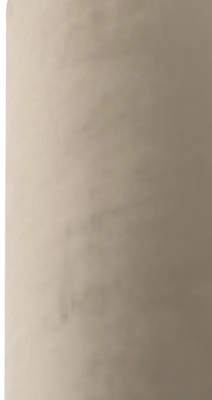 Zamatový tienidlo taupe 40/40/40 so zlatým vnútrom