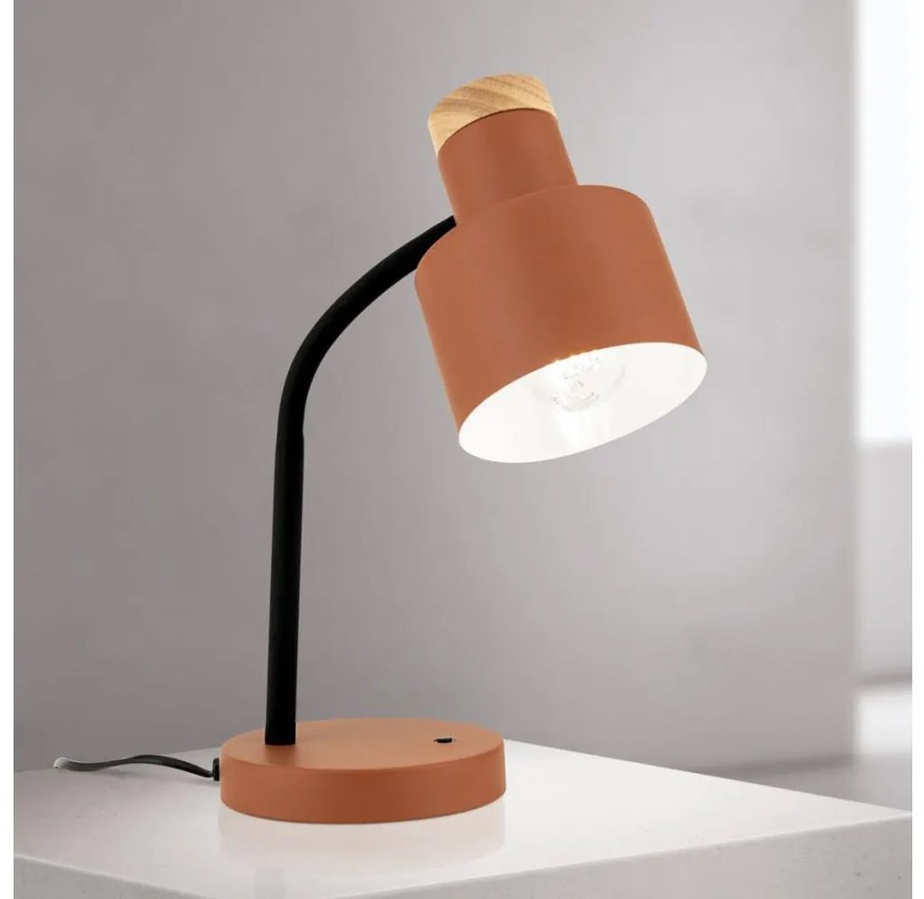 Orion - Stolová lampa GILI 1xE27/40W/230V tehlová