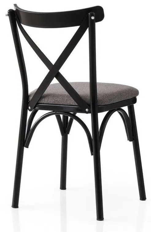 Súprava jedálenských stoličiek Ekol Grey and Black, 2 ks