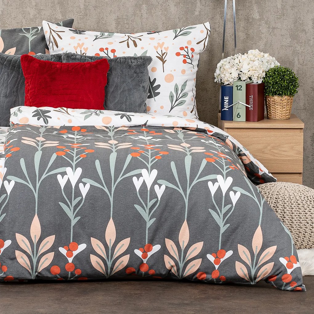 4Home Flanelové obliečky Winter nature, 160 x 200 cm, 70 x 80 cm