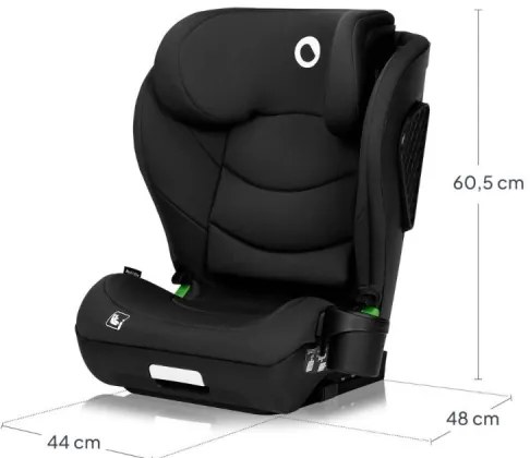 Lionelo - Autosedačka NEAL i-Size 100-150 cm čierny karbón