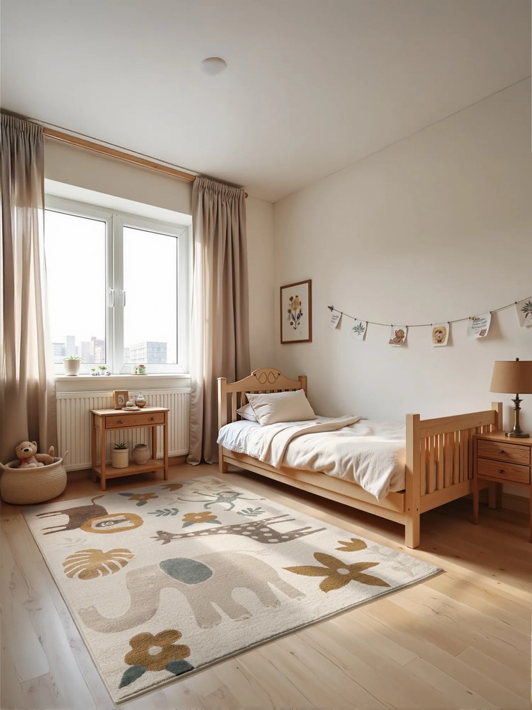 Hanse Home, Detský koberček Adventures 106213 Cream Multicolor, 160x235, viacfarebná, detská izba