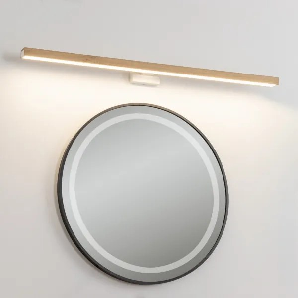 Brilagi-LED Kúpeľňové osvetlenie zrkadla WOODY MIRROR LED/15W/230V IP44 dub/biela