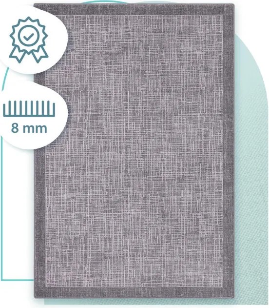 Koberec Agnella Isfahan Titus Grafit