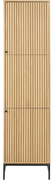 Šatníková skriňa OLIVIA 51x200 cm dub