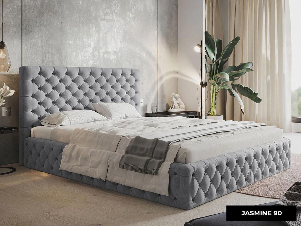 PROXIMA.store - Luxusná čalúnená posteľ SKYLAR ROZMER: 120 x 200 cm