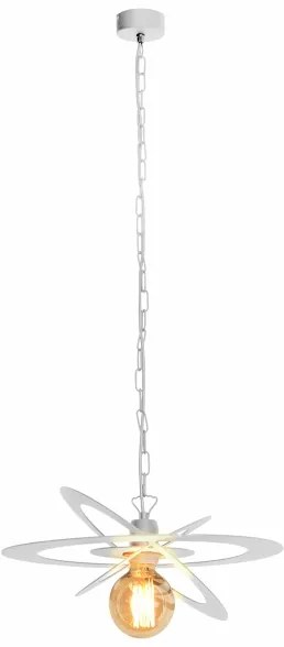 Luster na reťazi STAR 1xE27/15W/230V biela