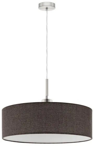 Eglo - LED Luster na lanku TUNJA 1xE27/60W/230V hnedá