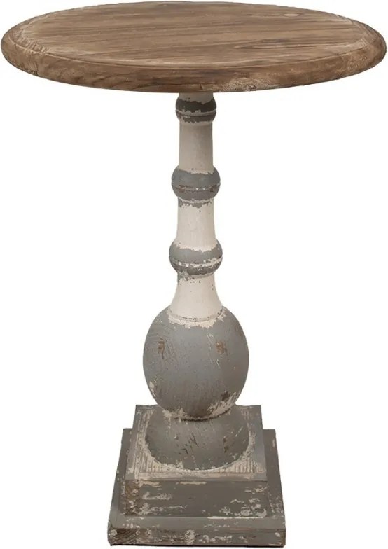 Side Table ? 51x71 Cm Brown Wood - ? 51*71 cm