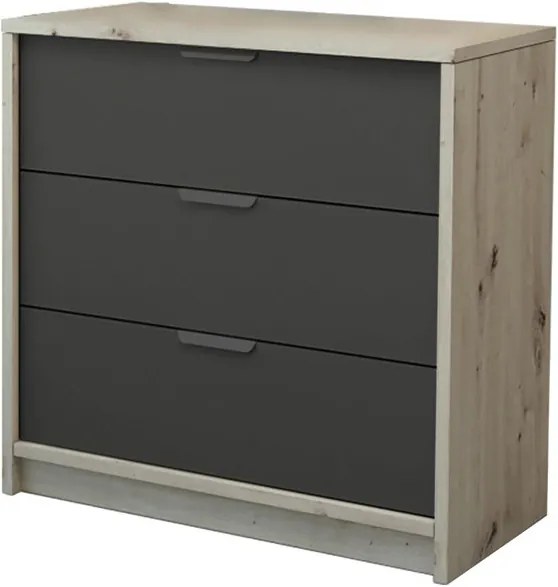 Sconto Komoda CANYON CN3 dub artisan/antracit