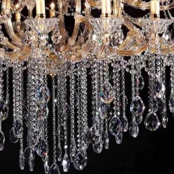 Luxus krištáľ luster Ø165*150 36pätíc