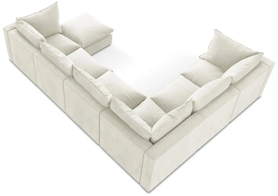 Béžová rohová pohovka (ľavý roh/do tvaru "U") Manao – Makamii