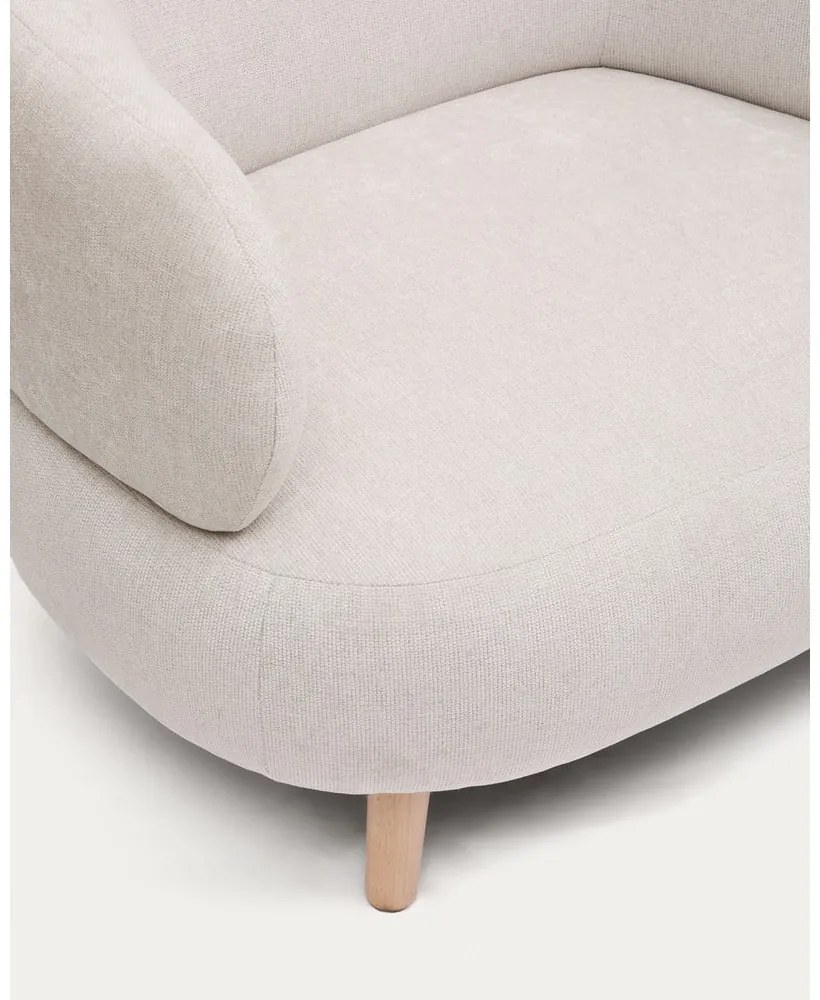 Béžové ženilkové kreslo Luisa – Kave Home