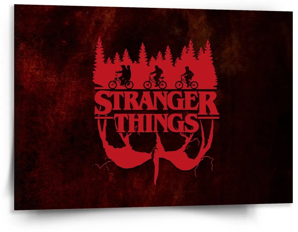 Sablio Obraz Stranger Things Red - 150x110 cm
