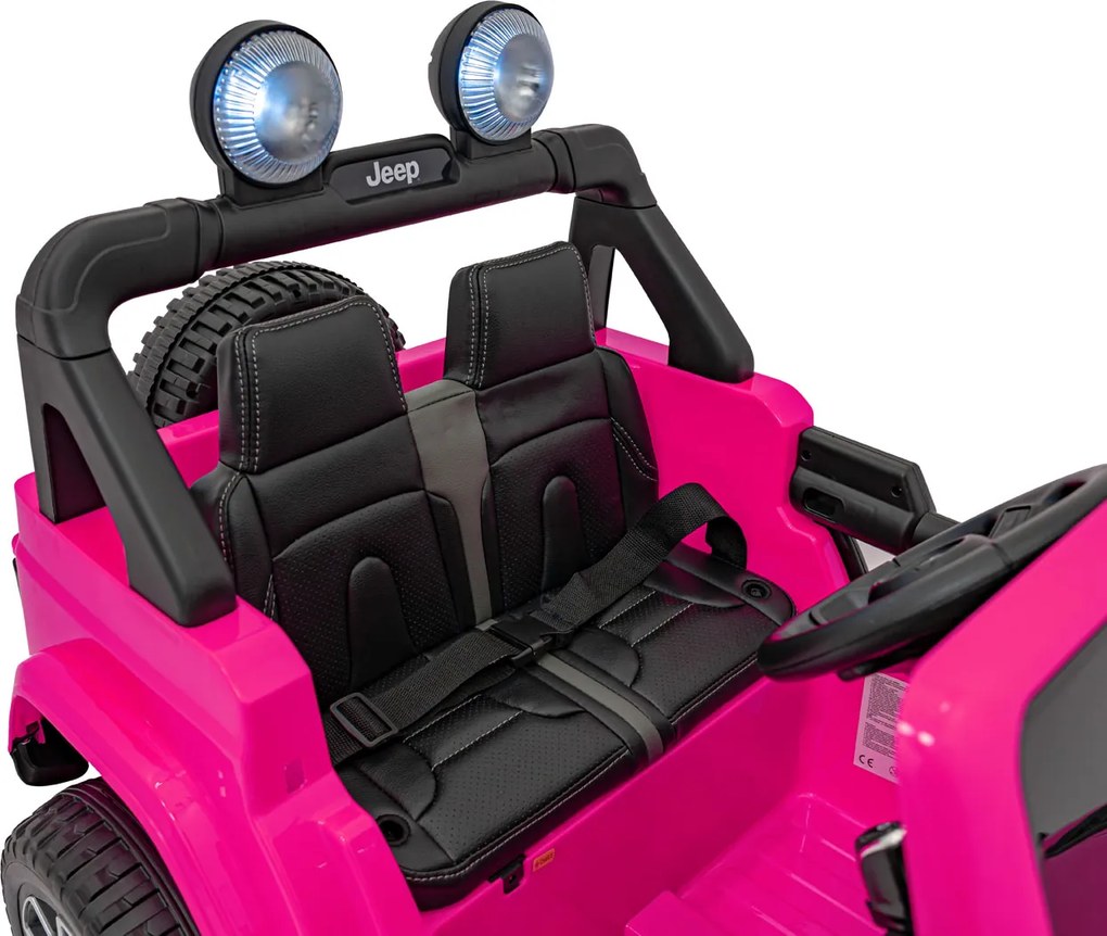Ramiz Auto Jeep Wrangler Rubicon ružové