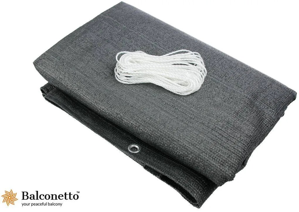 Bestent Balkónová zástena 1x5m 90% Balcone Dark Grey