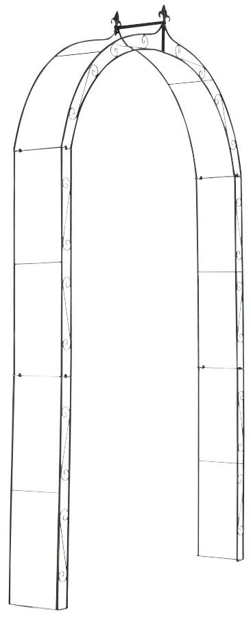 Oblúk na ruže Hana - Bronzová