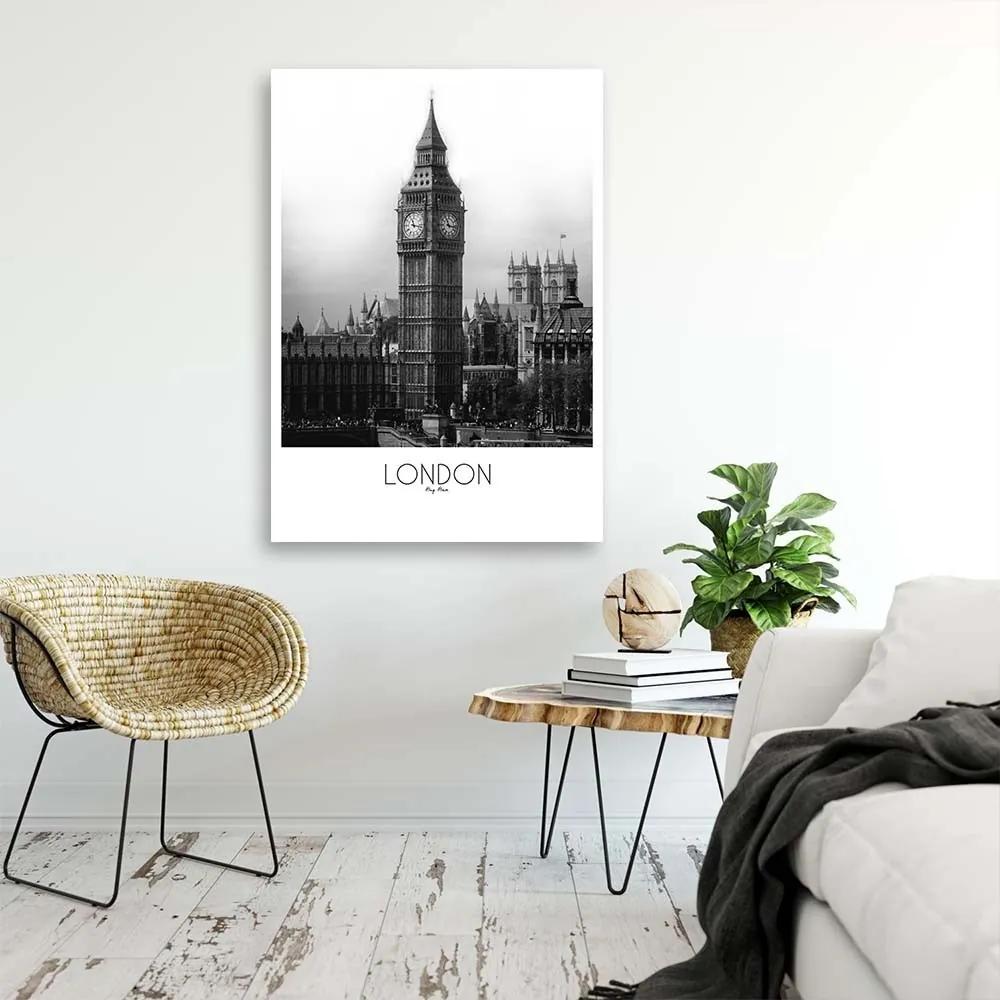 Obraz na plátně Londýnský Big Ben - 80x120 cm