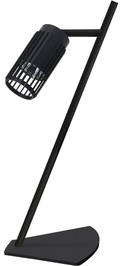 Stolná lampa Vertical, 1x čierne kovové tienidlo, b